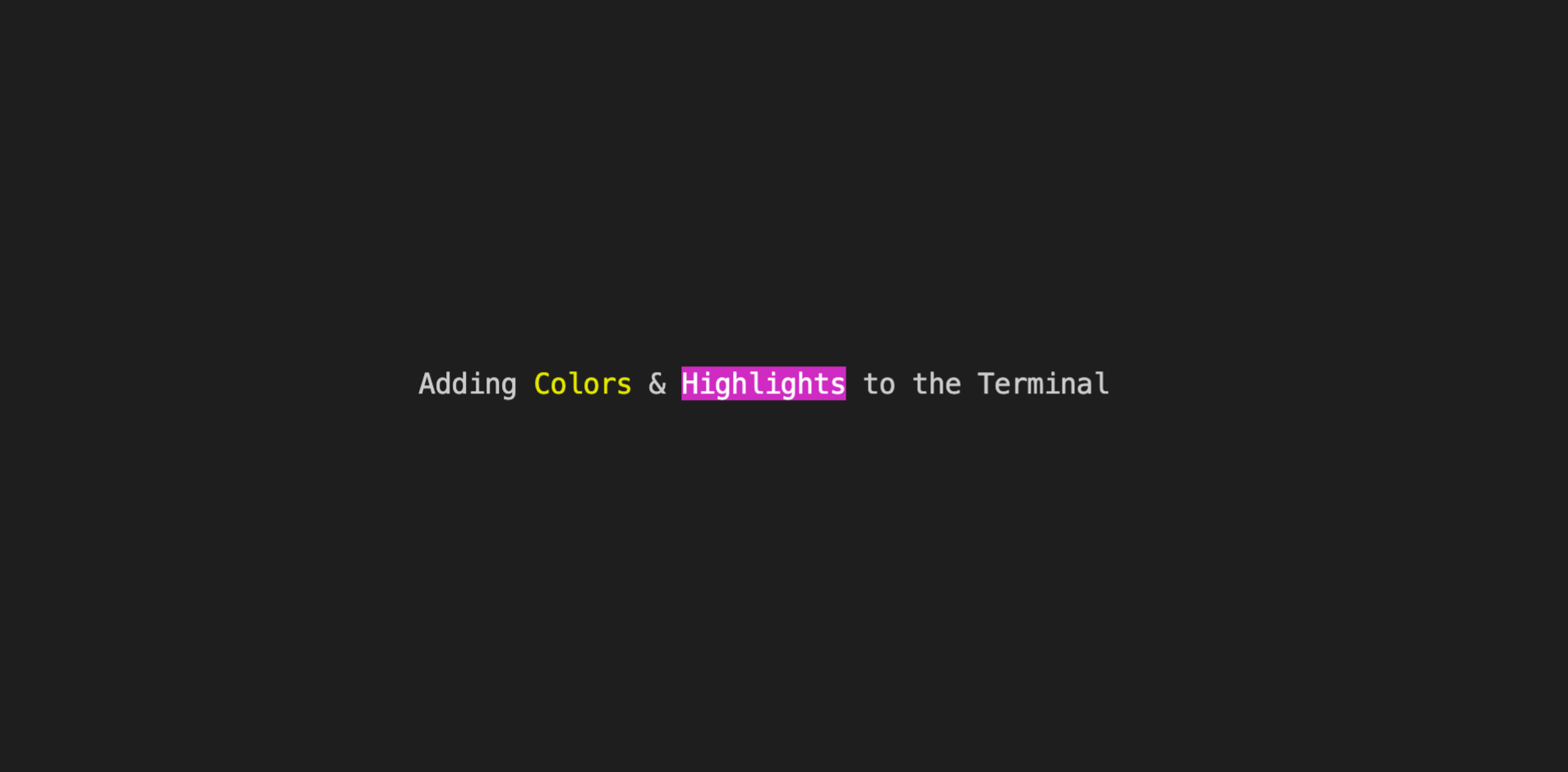 php color terminal output