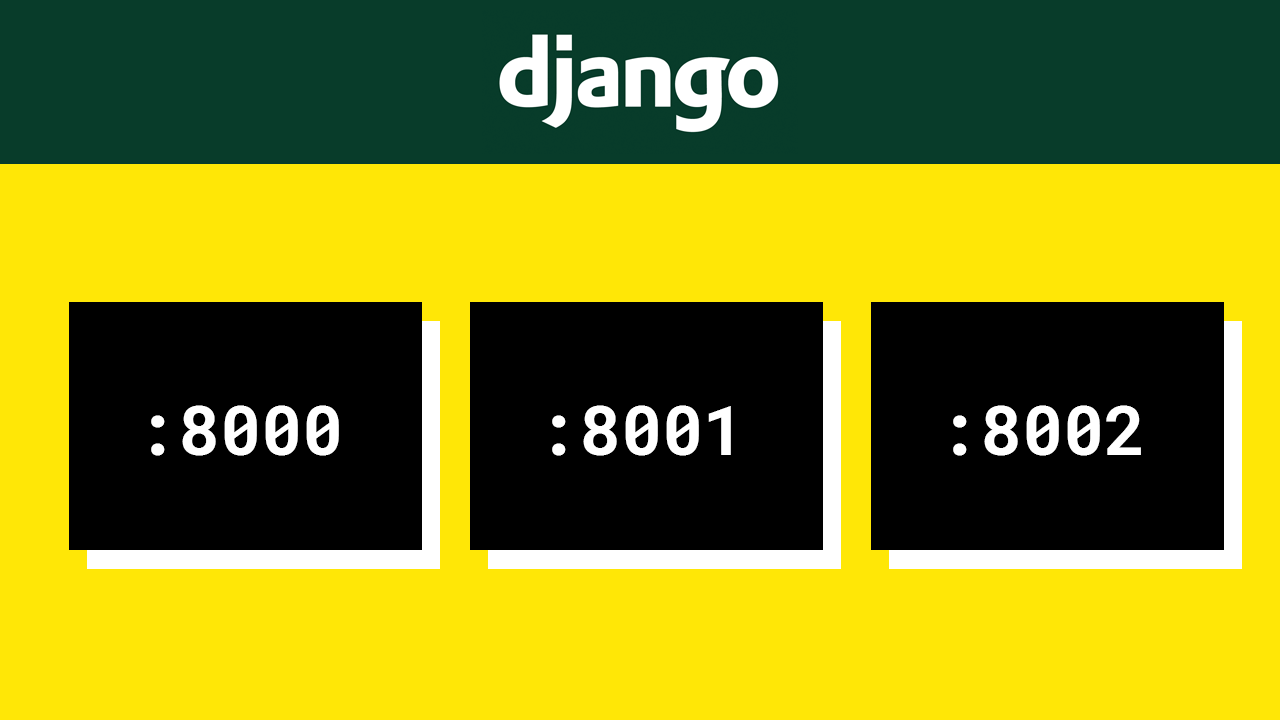 Running multiple Django projects at once: specifying the ports for your local environment