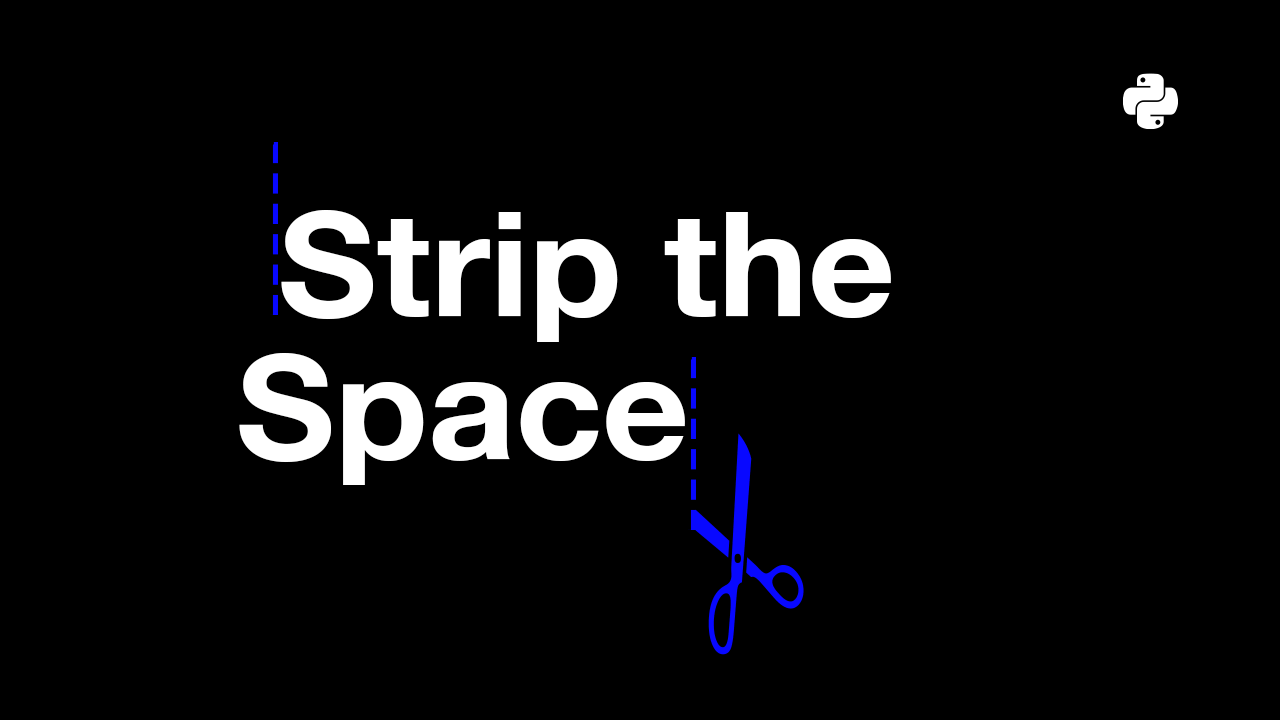 Trim off white space characters in Python