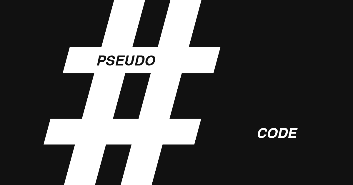 Pseudo Code